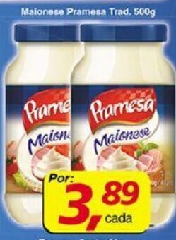 Supermercados Guanabara Maionese Pramesa Trad. 500g oferta