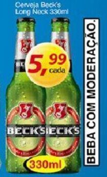 Supermercados Guanabara Cerveja Beck's Long Neck 330ml oferta