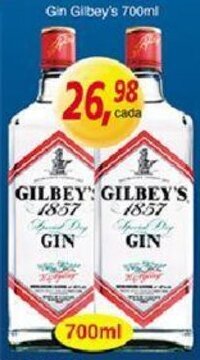 Supermercados Guanabara Gin Gilbey's 700ml oferta