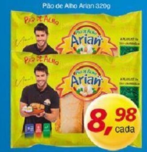 Supermercados Guanabara Pao de Alho Arian 320g oferta