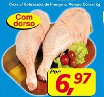 Supermercados Guanabara Coxa c/ Sobrecoxa de Frango c/ Porcao Dorsal 1kg oferta