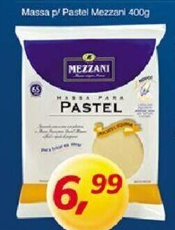 Supermercados Guanabara Massa p/ Pastel Mezzani 400g oferta