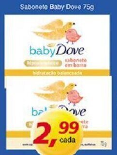 Supermercados Guanabara Sabonete Baby Dove 75g oferta