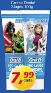 Supermercados Guanabara Creme Dental Stages 100g oferta