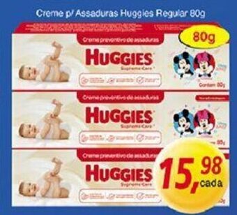 Supermercados Guanabara Creme p/ Assaduras Huggies Regular 80g oferta