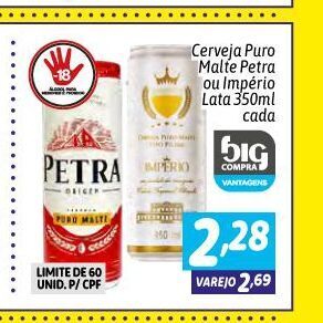 Supermercados Big Compra Cerveja oferta