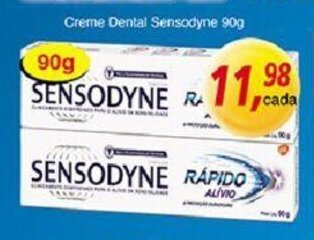 Supermercados Guanabara Creme Dental Sensodyne 90g oferta