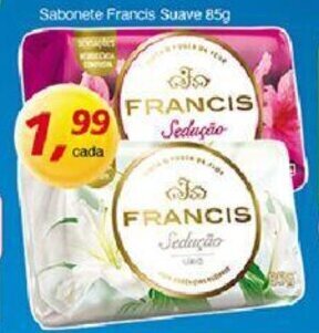 Supermercados Guanabara Sabonete Francis Suave 85g oferta