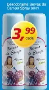 Supermercados Guanabara Desodorante Selvas do Campo Spray 90ml oferta