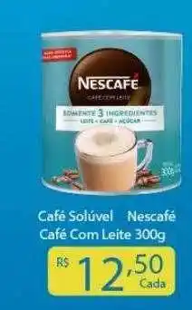 Café solúvel nescafé café com leite