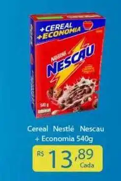Comercial Esperança Cereal nestlé nescau + economia oferta
