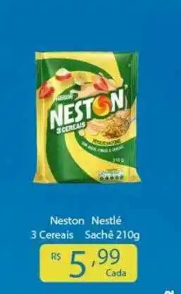 Comercial Esperança Neston nestlé 3 cereais sachê oferta