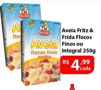 Aveia fritz & frida flocos finos ou integral