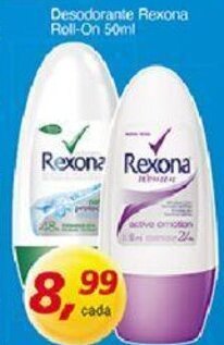 Supermercados Guanabara Desodorante Rexona Roll on 50ml oferta