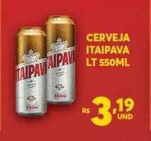 Atacadão Centro Sul Cerveja itaipava lt oferta