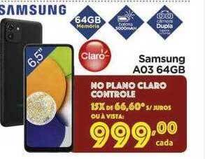 Carrefour Samsung ao3 64gb oferta