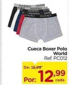 Carrefour Cueca boxer polo world oferta