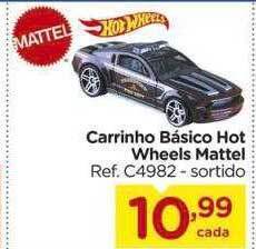 Carrefour Carrinho básico hot wheels mattel oferta