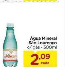Água mineral são lourenço c- gàs