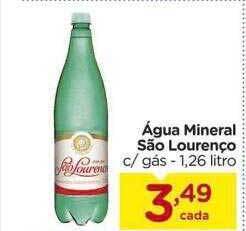 Carrefour Água mineral são lourenço c- gàs oferta