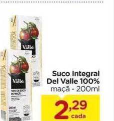 Suco integral del valle 100%
