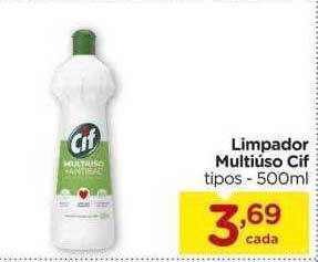 Carrefour Limpador multiúso cif tipos oferta