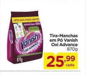 Carrefour Tira-manchas em pó vanish oxi advance oferta