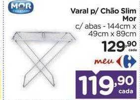 Carrefour Varal p- chão slim mor oferta