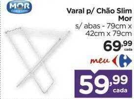 Carrefour Varal p- chão slim mor oferta