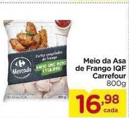Carrefour Meio da asa de frango iqf carrefour oferta