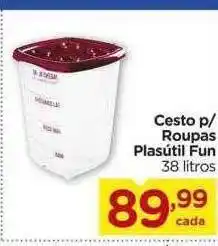 Carrefour Cesto p- roupas plasútil fun oferta