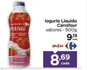 Carrefour Iogurte líquido carrefour sabores oferta
