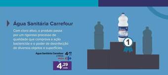 Carrefour Água sanitária carrefour oferta