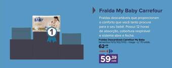 Carrefour Fraldas descartáveis carrefour my baby oferta