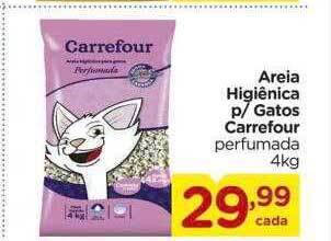 Carrefour Areia higiênica p- gatos carrefour oferta