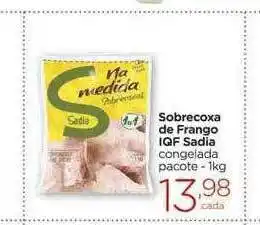 Carrefour Market Sobrecoxa de frango iqf sadia oferta