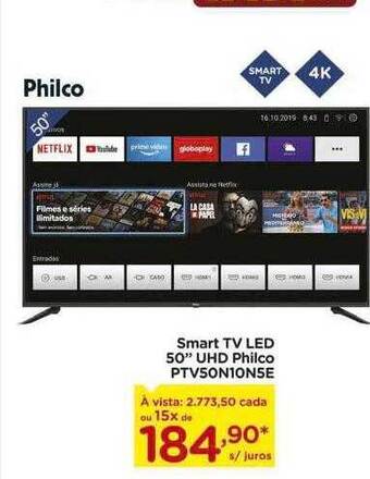 Carrefour Smart tv led 50 oferta