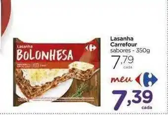 Carrefour Market Lasanha carrefour sabores oferta