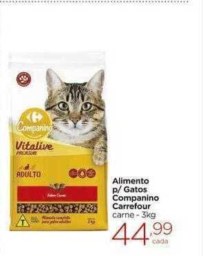 Carrefour Market Alimento p- gatos companino carrefour carne oferta