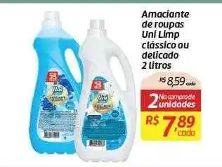 Comper Amaciante de roupas uni limp clássico ou delicada oferta