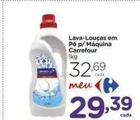 Carrefour Market Lava-louças em pó p- máquia carrefour oferta