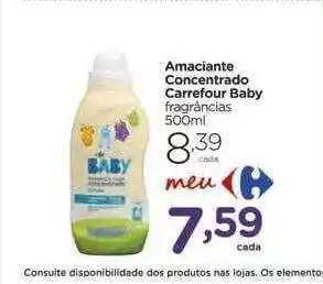 Carrefour Market Amaciante concentrado carrefour baby fragrâncias oferta