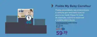 Carrefour Market Fraldas descartável carrefour my baby tamanhos oferta