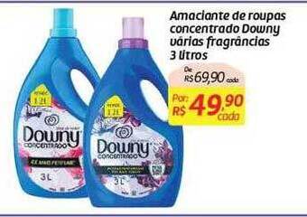 Comper Amaciante de roupas concentrado downy várias fragrâncias oferta