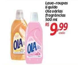 Lava-roupas líquido ola várias fragrâncias