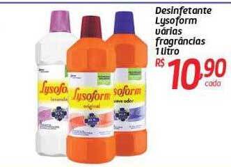 Comper Desinfetante lysoform várias fragrâncias oferta
