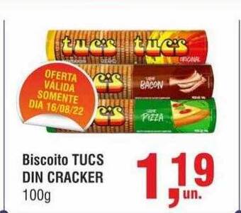 Higa Atacado Biscoito tucs din cracker oferta