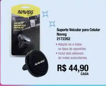 Suporte veicular para celular naveg