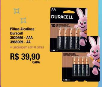 Multicoisas Pilhas alcalinas duracell oferta