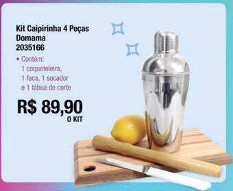 Multicoisas Kit caipirinha 4 peças domama oferta
